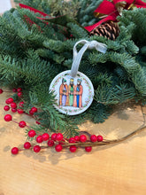 Load image into Gallery viewer, 6 Piece Ceramic Nativity Ornament set