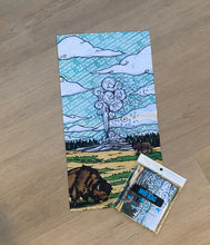 Load image into Gallery viewer, Old Faithful - Original Artwork- Hoo-rag Neck Gaiter