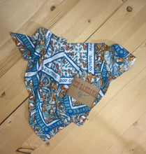 Load image into Gallery viewer, Swirly poppies, bugs abd slogan ICE BANDANA