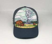 Load image into Gallery viewer, Old Faithful - Yellowstone - Boco Technical Trucker - Made with Recycled Materials