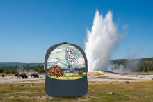 Load image into Gallery viewer, Old Faithful - Yellowstone - Boco Technical Trucker - Made with Recycled Materials