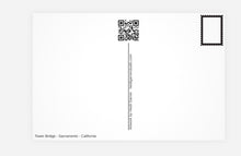 Load image into Gallery viewer, Sacramento Bear- Tower Bridge Post Card 4x6 premium Post Card