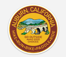 Load image into Gallery viewer, Auburn California Sticker 3.5 inch  Round