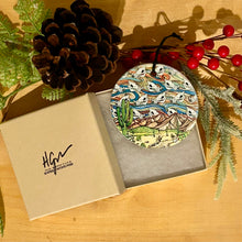 Load image into Gallery viewer, 3 Inch Ceramic Ornament- MANY DESIGNS.  Click to see options