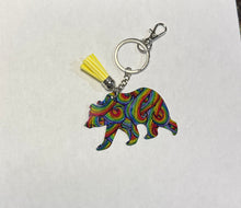 Load image into Gallery viewer, Rainbow Bear Key Chain