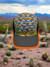 Load image into Gallery viewer, Mc Dowell Mountain/Javelina Skull Bungee Back Running Cap