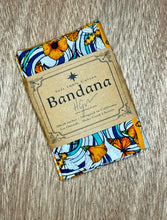 Load image into Gallery viewer, Poppies, Butterflies and Bees Bandana