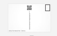 Load image into Gallery viewer, Joshua tree National Park - 4x6 premium Post Card
