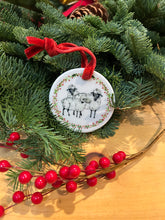 Load image into Gallery viewer, 6 Piece Ceramic Nativity Ornament set