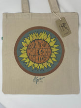 Load image into Gallery viewer, Sunflower Recycled Cotton Canvas Tote