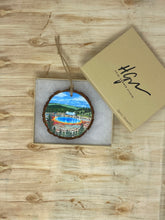 Load image into Gallery viewer, Grand Prismatic Spring Yellowstone National Park 3.25-4 inch Wood Ornament
