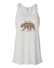 Load image into Gallery viewer, Rainbow Bear Racer Back Tank
