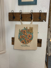 Load image into Gallery viewer, Poppies Recycled Cotton Canvas Tote