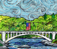Load image into Gallery viewer, Rainbow Bridge, Folsom California-  Techinical Trucker from Boco