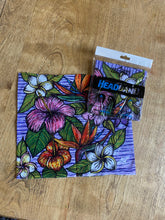Load image into Gallery viewer, Tropical Flowers - Original Artwork- Hoo-rag Headband