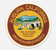 Load image into Gallery viewer, Auburn California Sticker 3.5 inch  Round