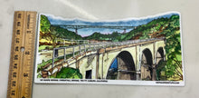 Load image into Gallery viewer, No Hands Bridge - Auburn, California 7 inch Vinyl Sticker