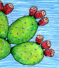 Load image into Gallery viewer, Prickly Pear - Original Artwork- Hoo-rag Headband