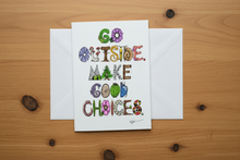 Load image into Gallery viewer, Slogan Greeting Card 5x7 greeting card
