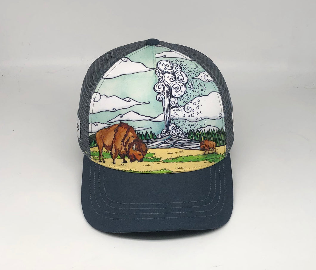 Old Faithful - Yellowstone - Boco Technical Trucker - Made with  Recycled Materials
