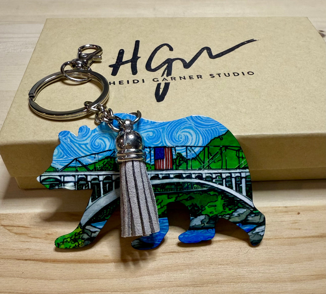 Rainbow Bridge  Key Chain