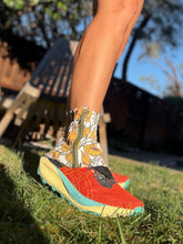 Load image into Gallery viewer, Side Zip Shoe Gaiters - Poppies
