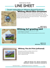 Load image into Gallery viewer, Death Valley National Park - Sailing Stone -  Bordered Print- Archival Matte Paper- Hand Titled and Signed e
