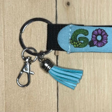Load image into Gallery viewer, Neoprene Soft wristband Keychain.
