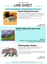Load image into Gallery viewer, Death Valley National Park - Sailing Stone -  Bordered Print- Archival Matte Paper- Hand Titled and Signed e
