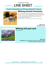 Load image into Gallery viewer, Death Valley National Park - Sailing Stone -  Bordered Print- Archival Matte Paper- Hand Titled and Signed e
