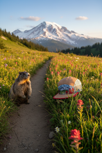Load image into Gallery viewer, Mount Rainier Camp Hat
