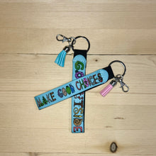 Load image into Gallery viewer, Neoprene Soft wristband Keychain.
