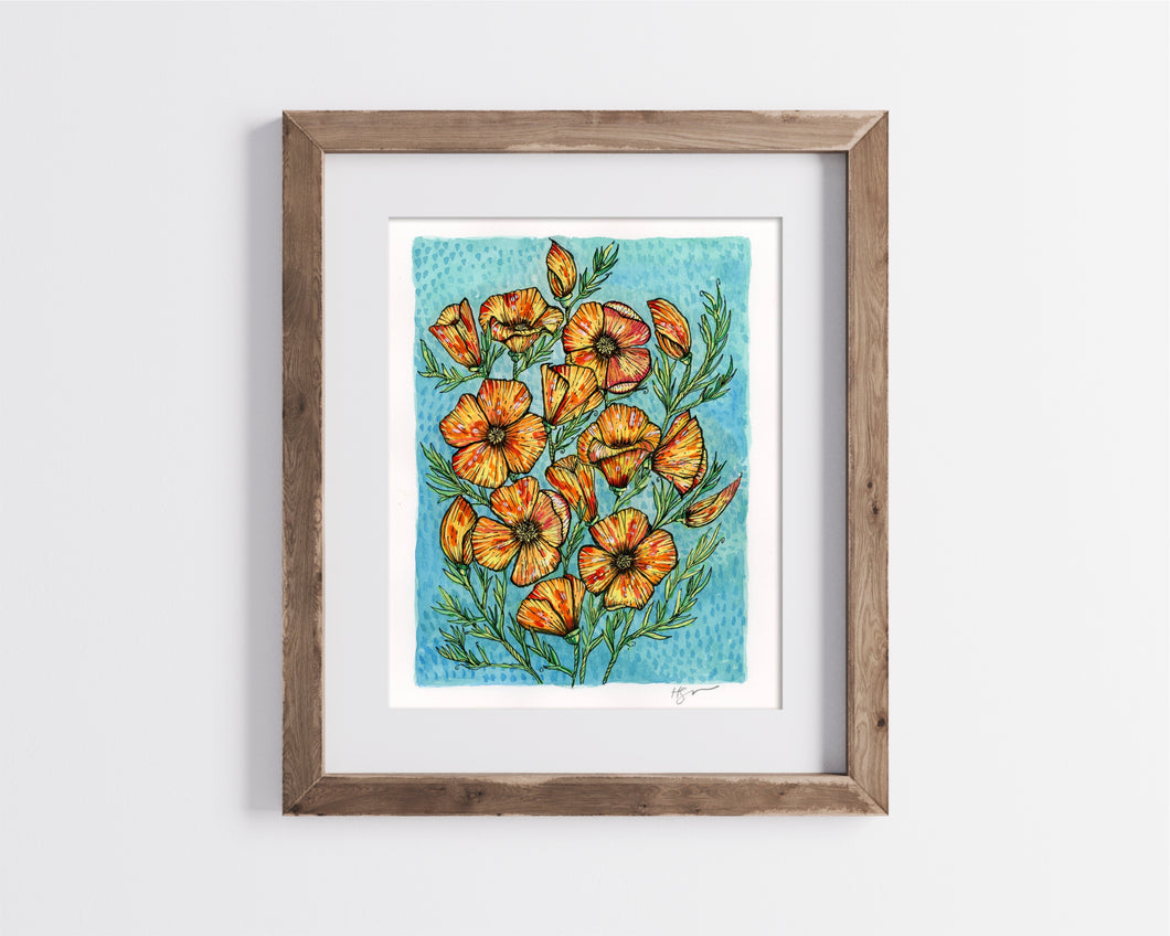 Poppies, CA- Fine Art Print