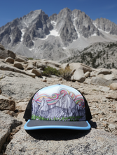 Load image into Gallery viewer, Mount Whitney -  Foam Trucker Cap with Bungee Back
