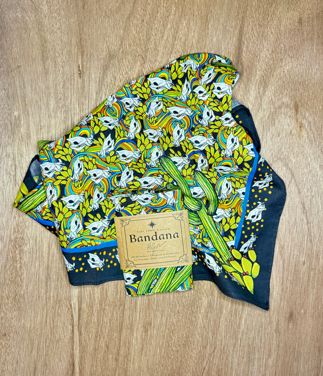 Javelina skull bandana