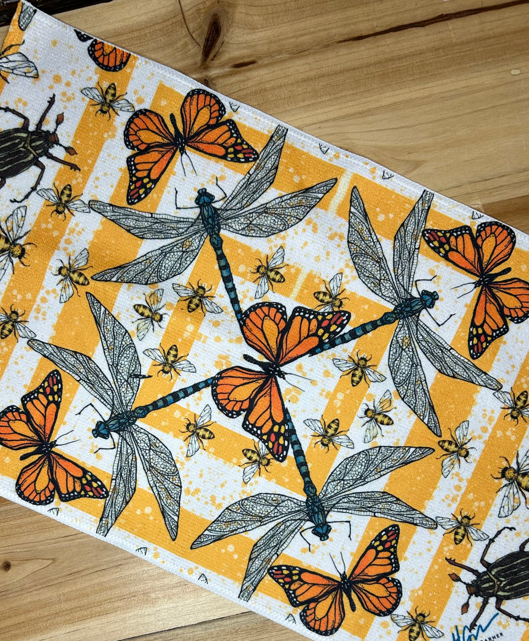 Beautiful Bugs RallyTowel - yellow