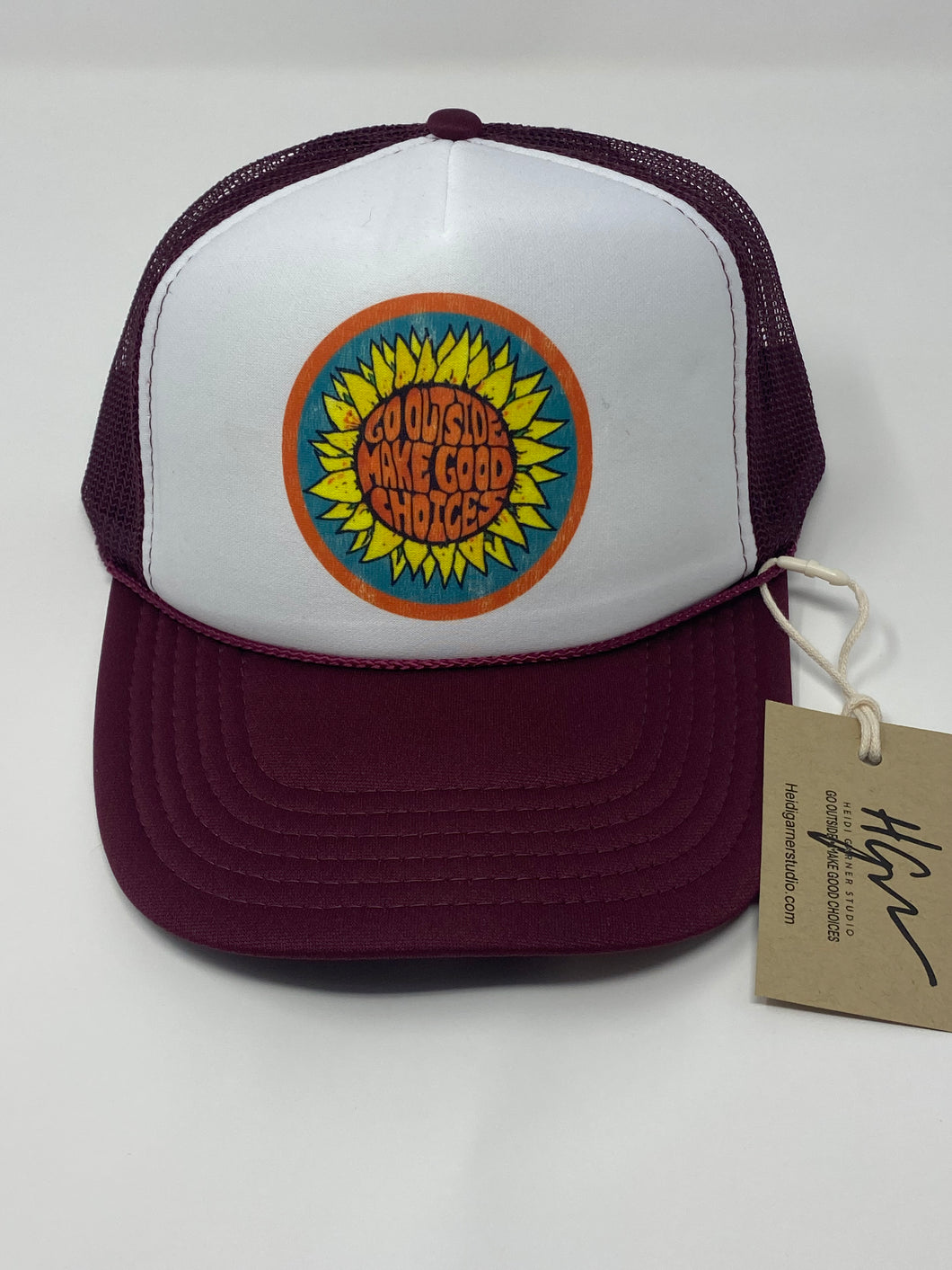 Adult Sunflower Foam Trucker Hat