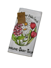 Load image into Gallery viewer, Foxglove - Daisy- Tulip - Protect our Public Lands Dish Towel
