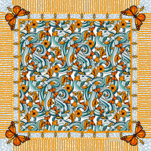 Load image into Gallery viewer, Poppies, Butterflies and Bees Bandana
