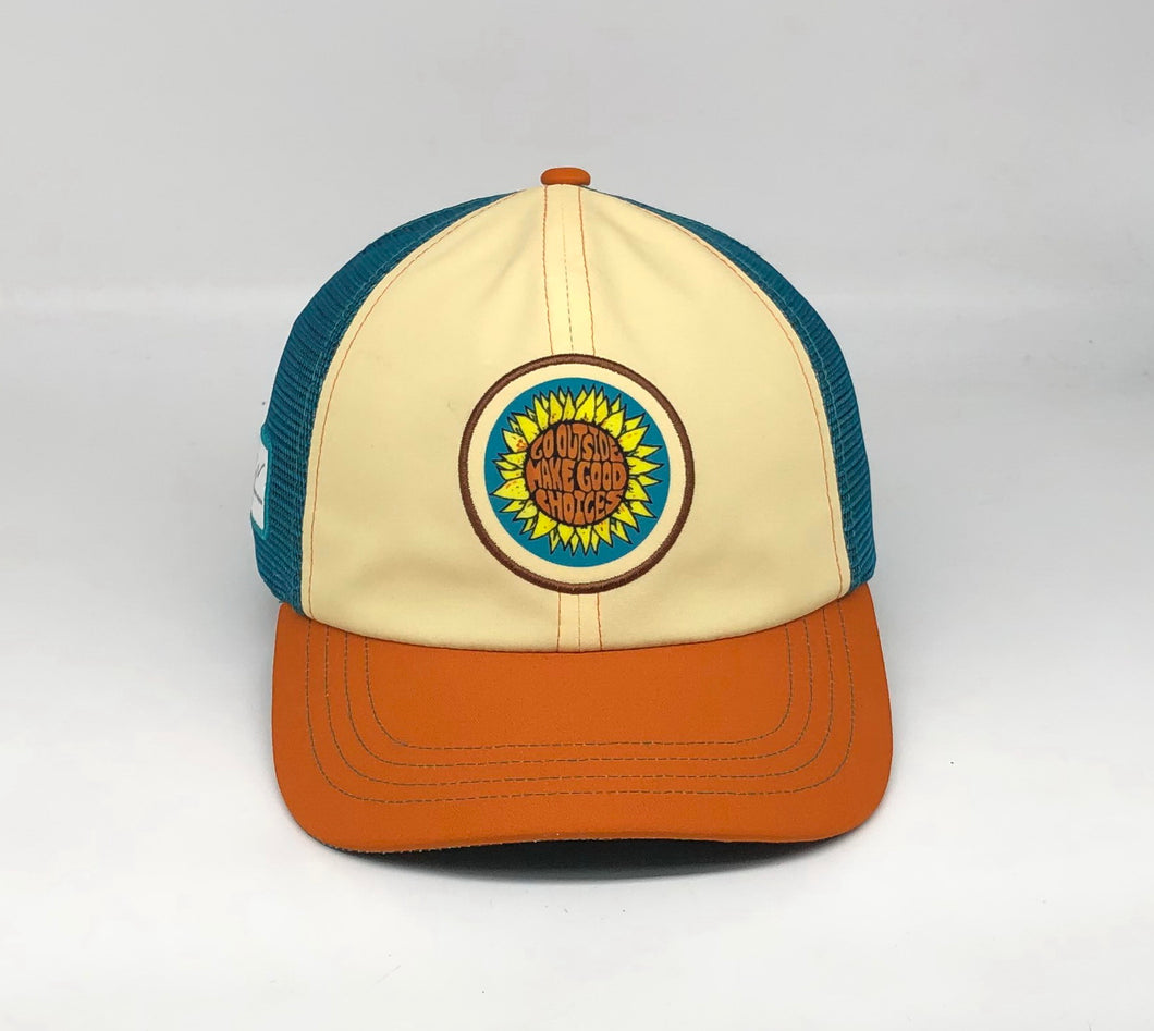 Go Outside Make Good Choices Boco Relaxed Technical Trucker Patch Hat