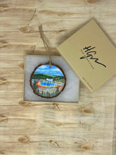 Load image into Gallery viewer, Grand Prismatic Spring Yellowstone National Park  3.5-4 inch Wood Ornament
