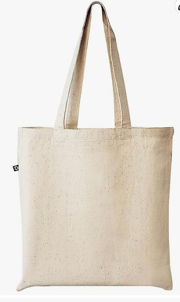 Custom Recycled Cotton Canvas Tote