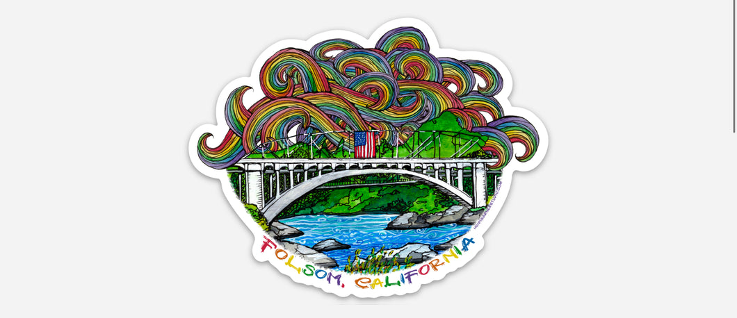 Rainbow Folsom Sticker