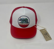 Load image into Gallery viewer, Kids Folsom  Circle Flag California Foam Trucker Hat
