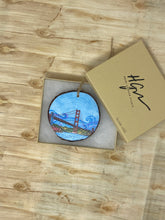 Load image into Gallery viewer, Golden Gate Bridge San Francisco 3.5-4 inch Wood Ornament
