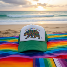 Load image into Gallery viewer, Rainbow Bear Foam Trucker Hat
