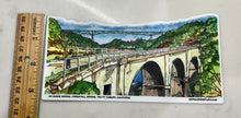 Load image into Gallery viewer, No Hands Bridge - Auburn, California 7 inch Vinyl Sticker

